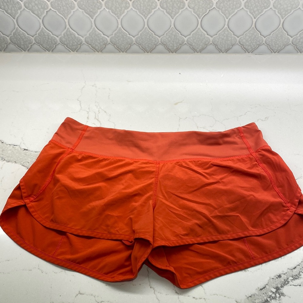 Lululemon running shorts size 8